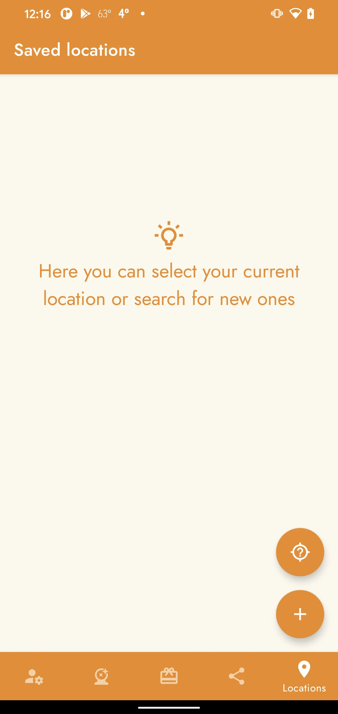 WeatherApp screenshot